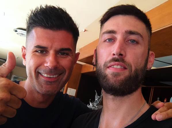 con Corrado Bertonazzi